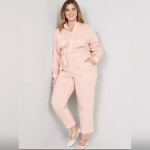 Oldnavy belted cotton Relaxed fit Women's utility jumpsuit Size L
